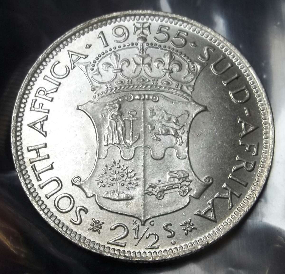 Union 2,5 Shillings 1955 - Beautiful condition
