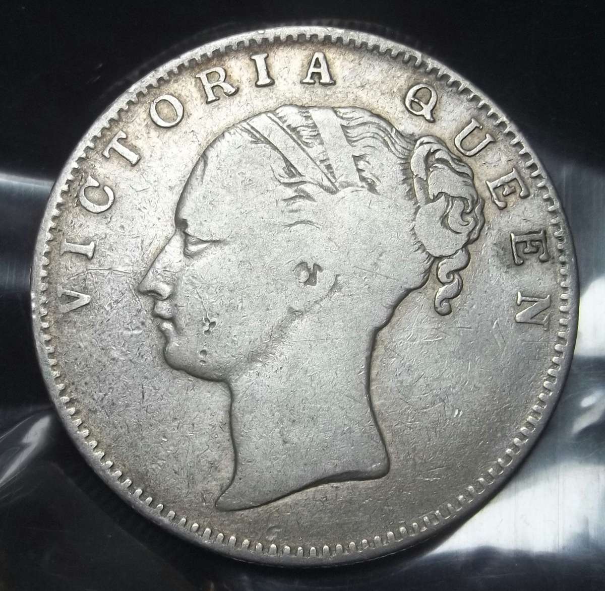 East India Company 1 Rupee 1840 - Calcutta Mint