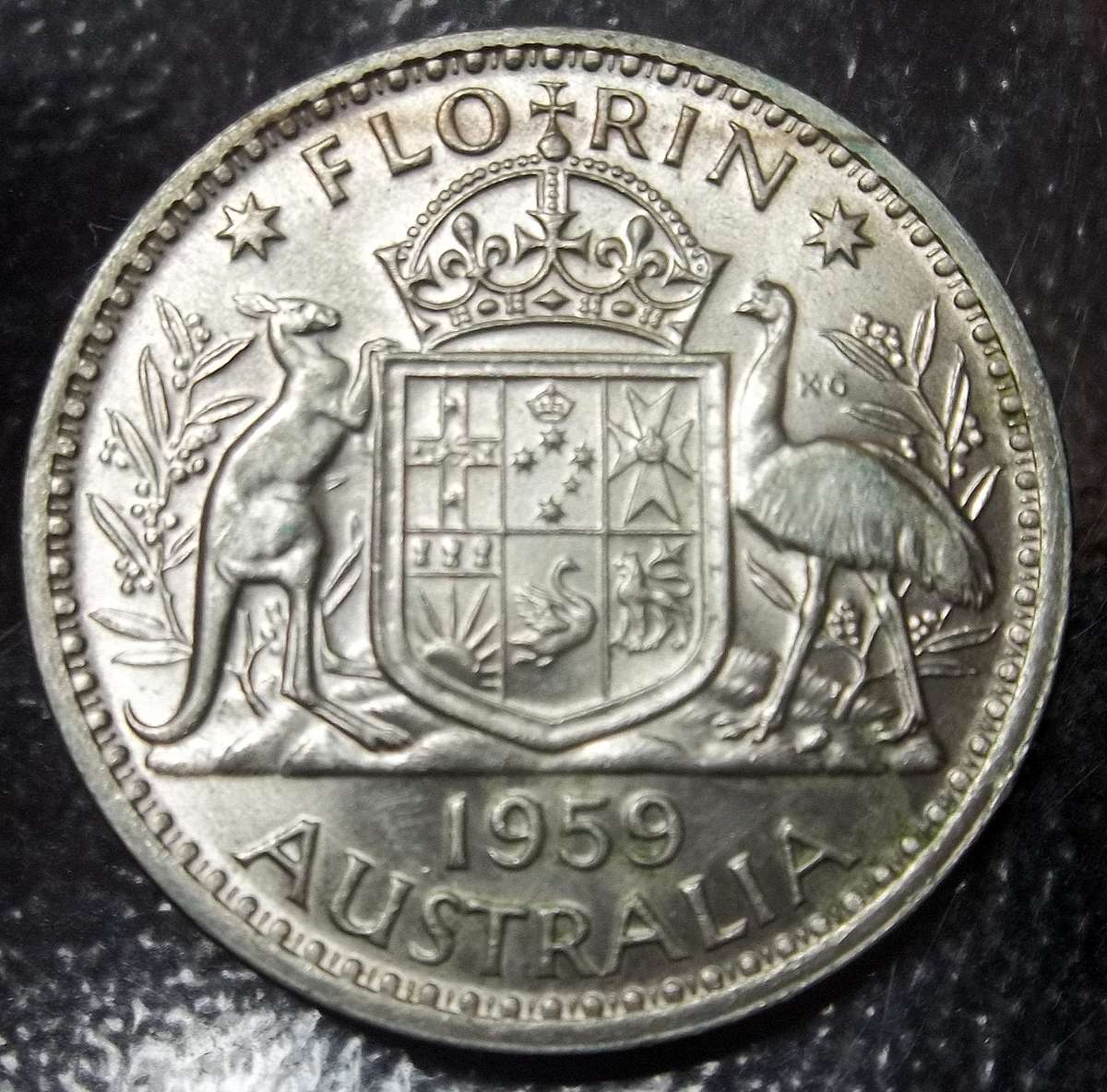 Australia Florin 1959 - Excellent condition