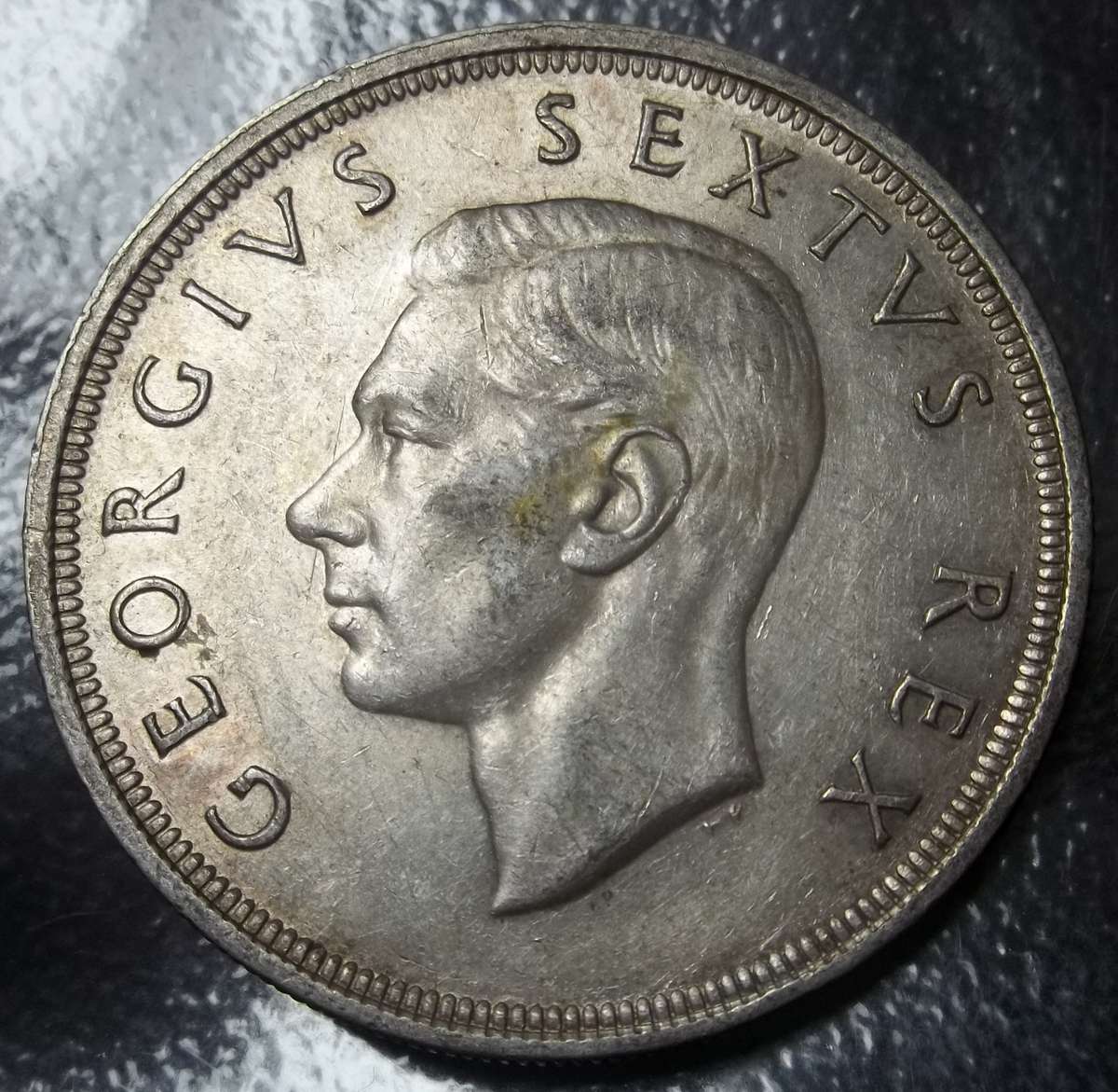 SA Union 5 Shillings 1950