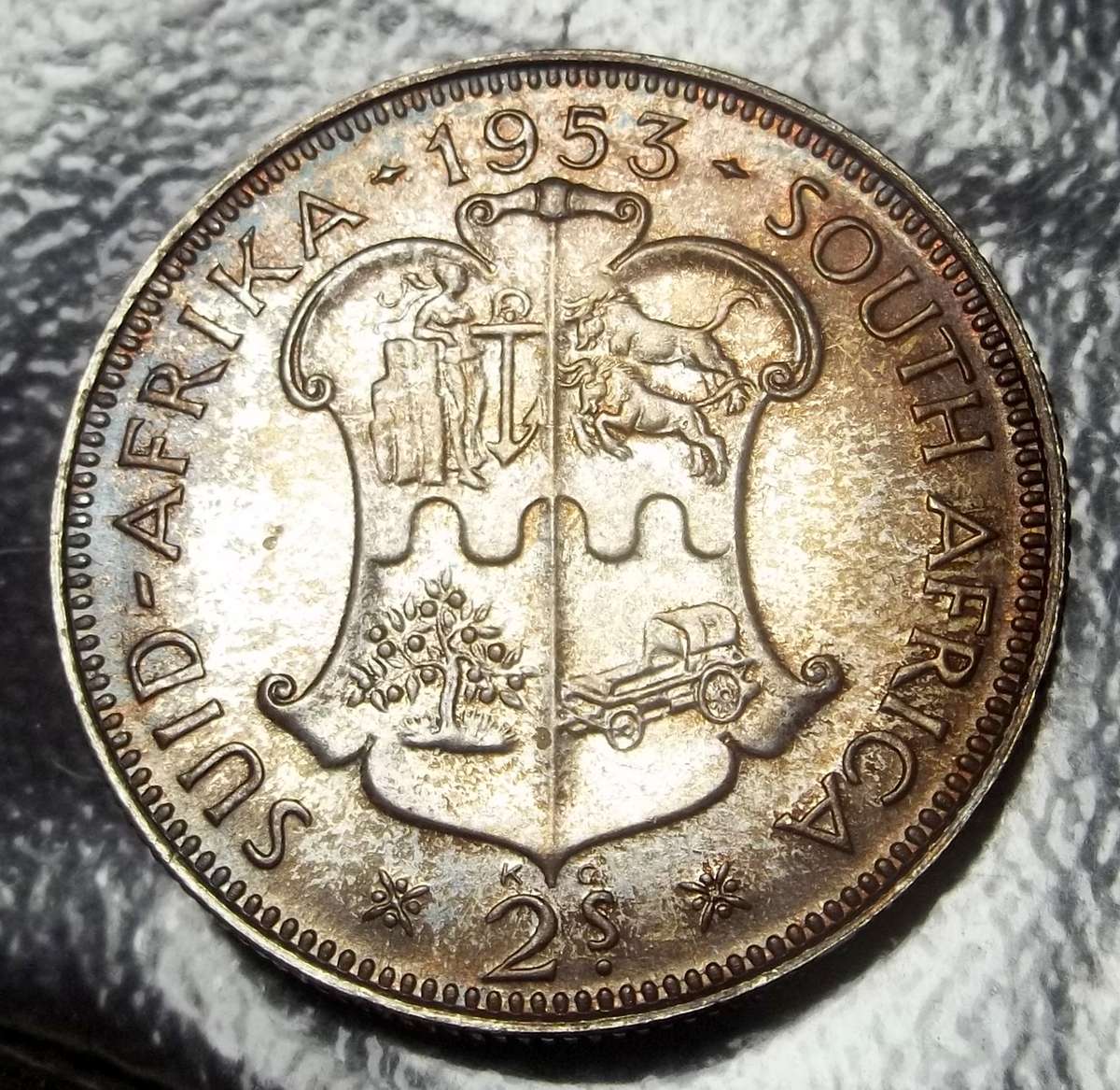 Union 2 Shillings 1953 - Proof