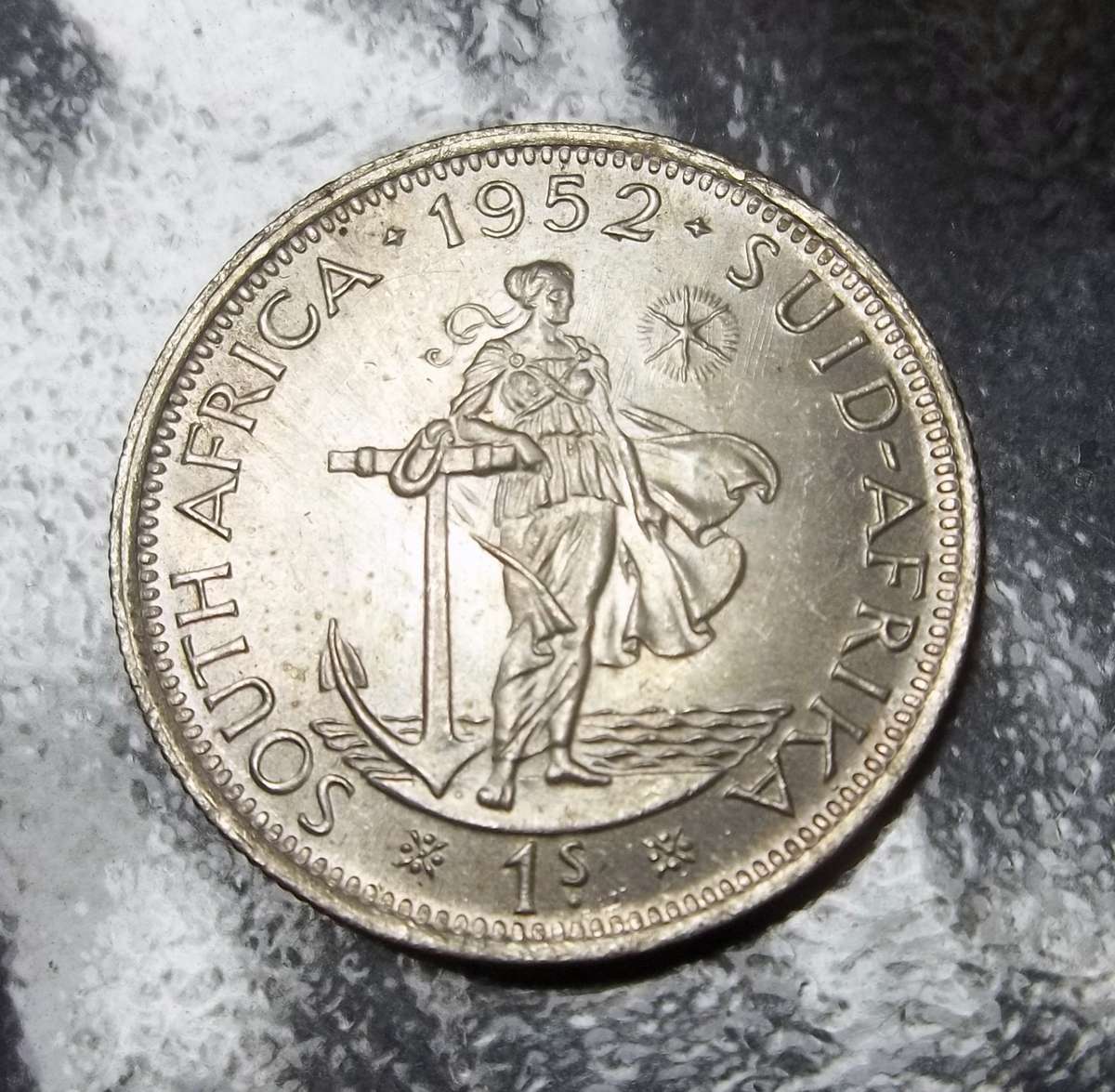 Union 1 Shilling 1952 - aUNC condition