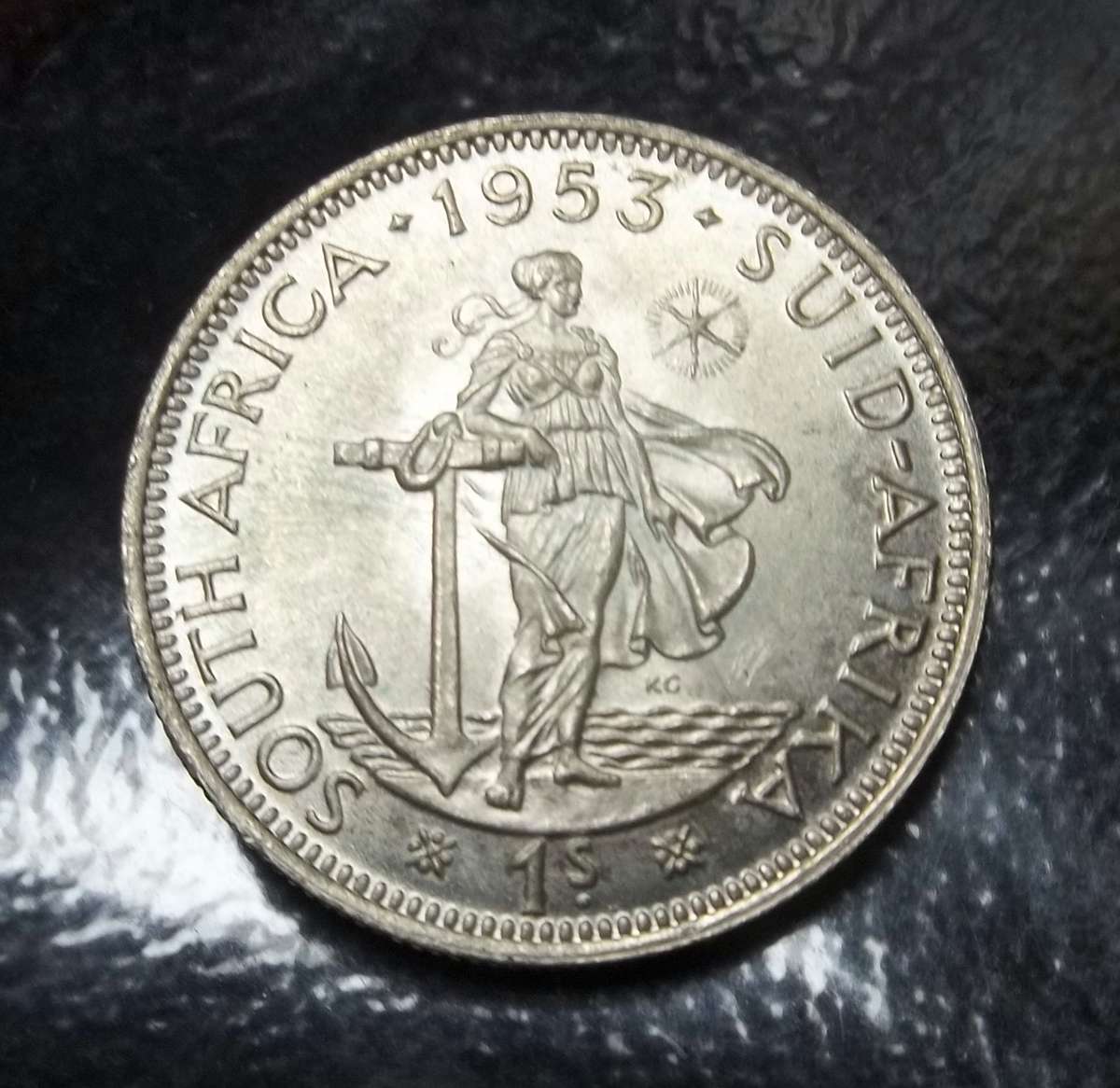 Union 1 Shilling 1953 - UNC condition