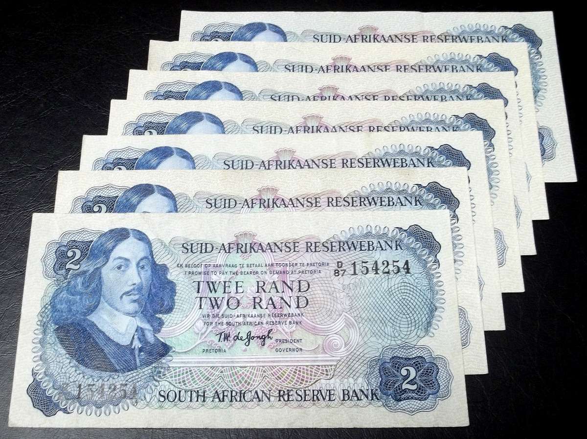 RSA 2 Rand 1974(TW de Jongh 2nd Issue) - in Nice condition