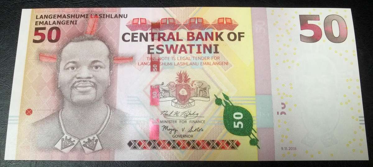 eSwatini 50 Emalangeni 2018 - UNC condition