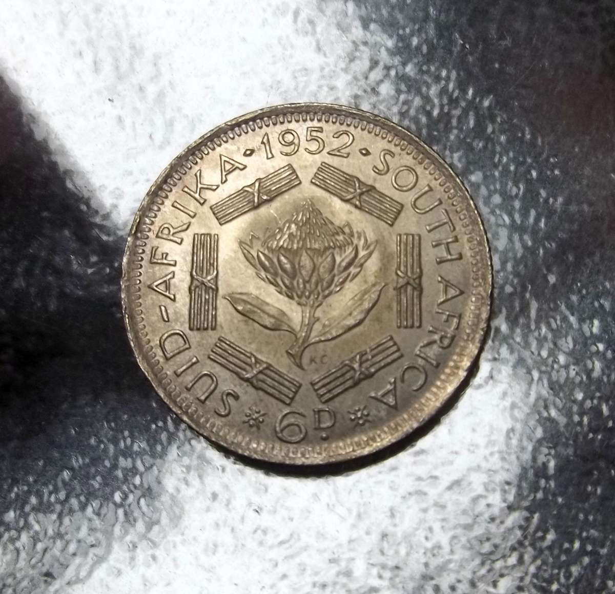 SA Union 6 pence 1952