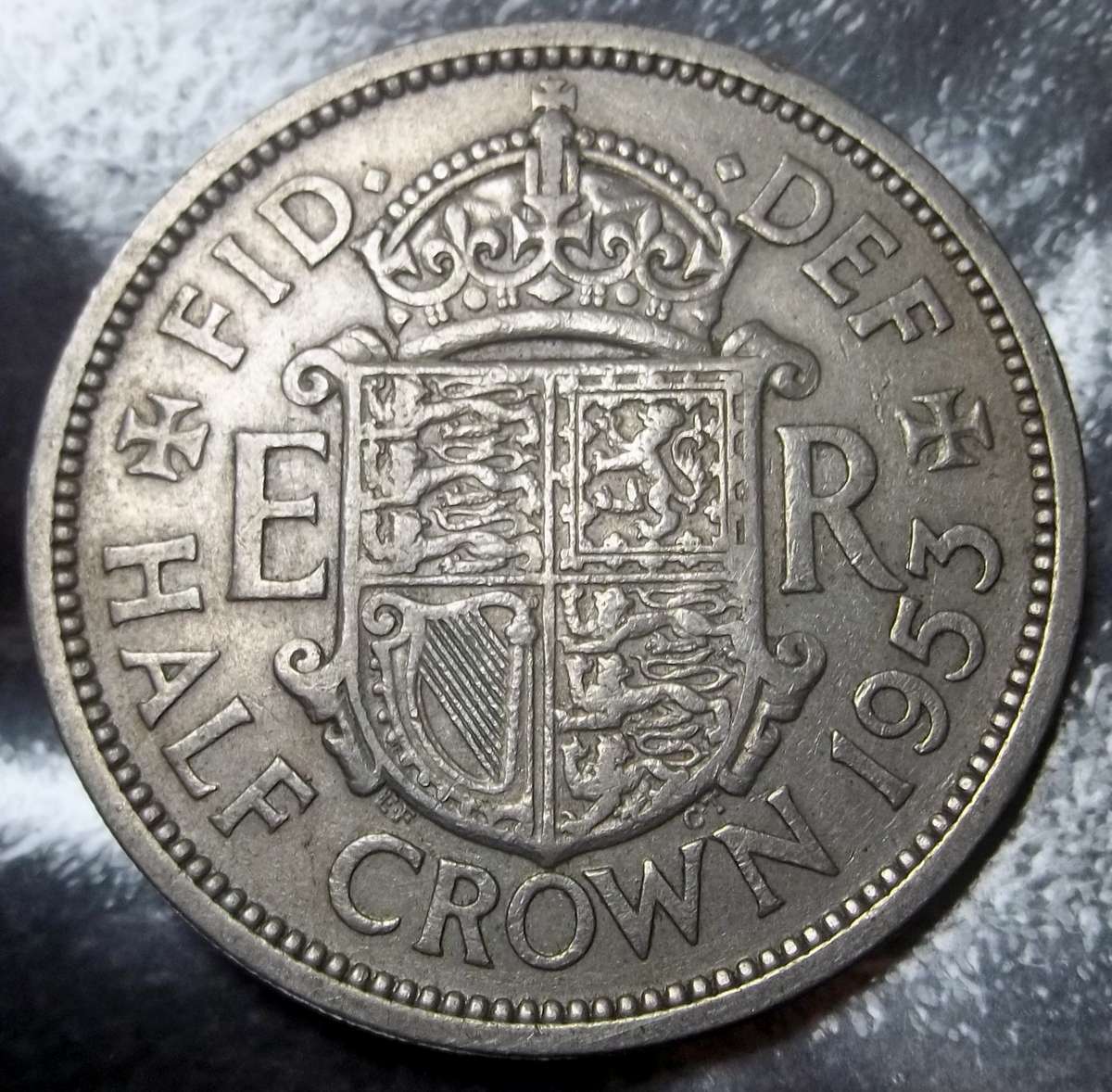 Britain Half Crown 1953