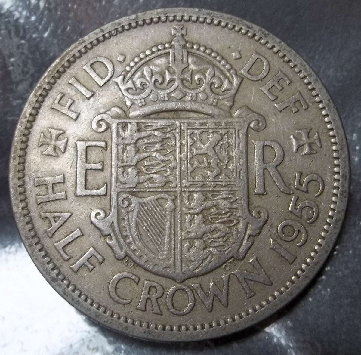 Britain Half Crown 1955
