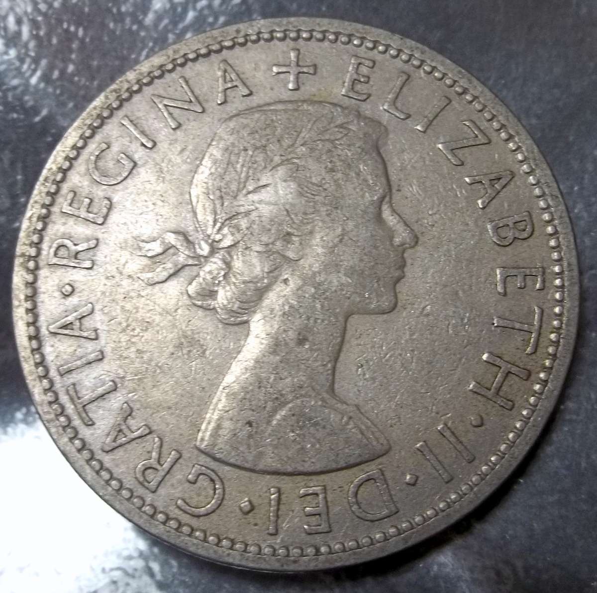 Britain Half Crown 1955