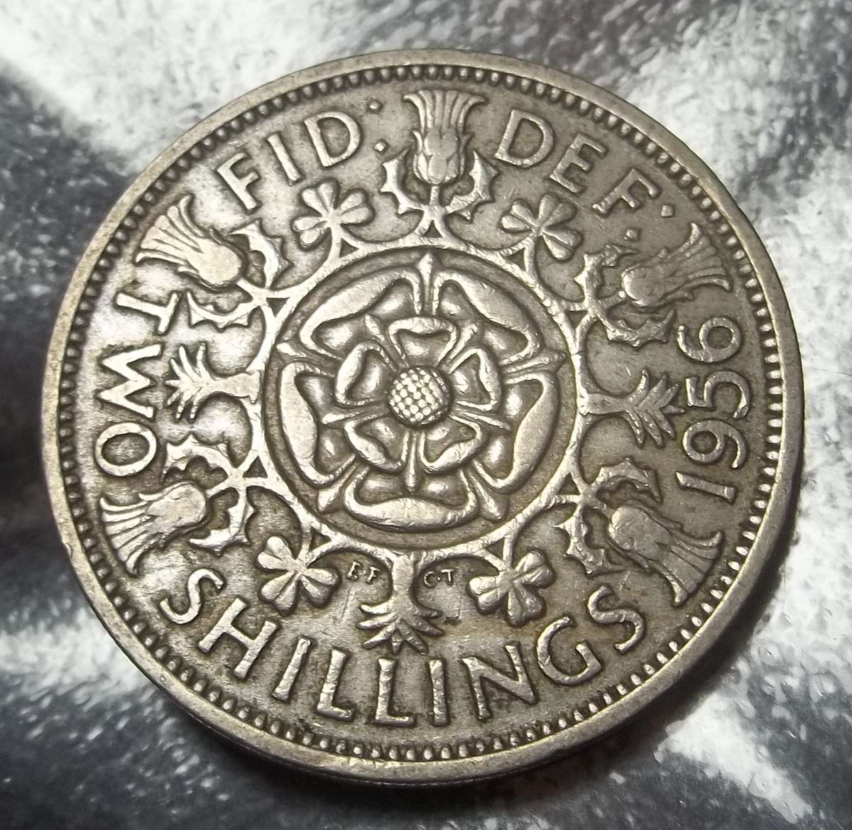 Britain Two Shillings 1956
