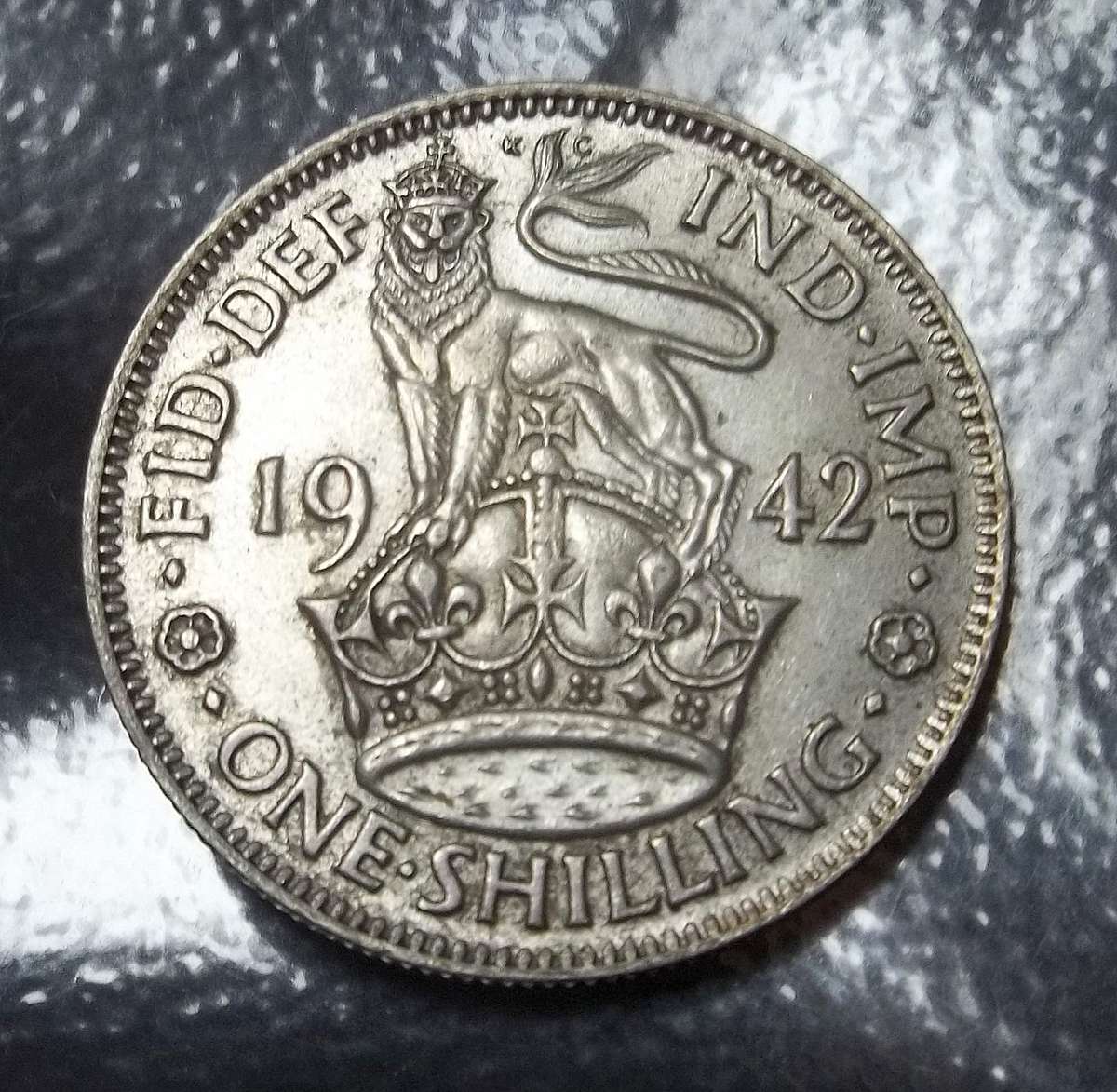 Britain 1 Shilling 1942 - Nice condition