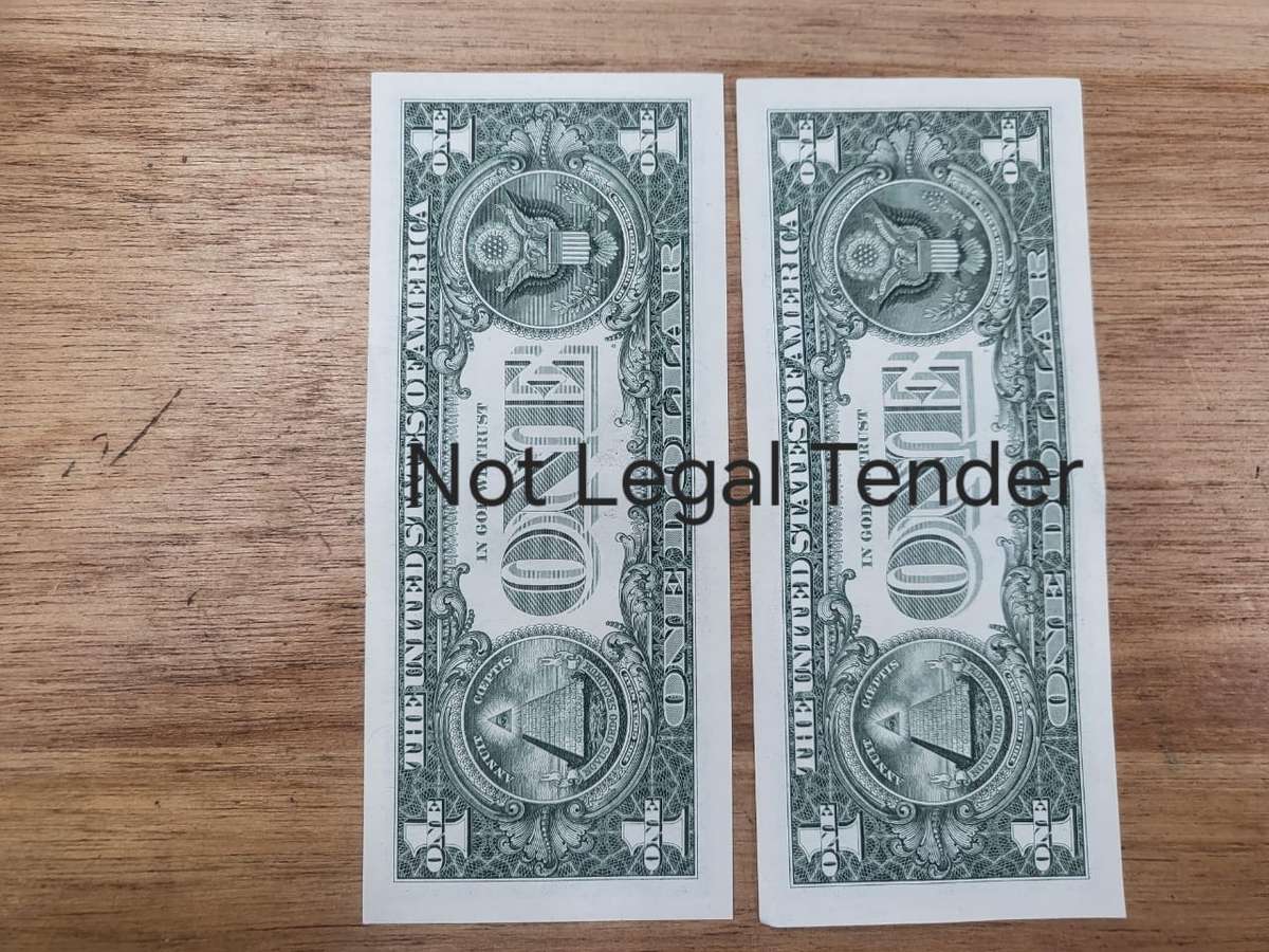 US Dollar Note Sequel Pair (2) : I10234531A-I10234532A - UNC
