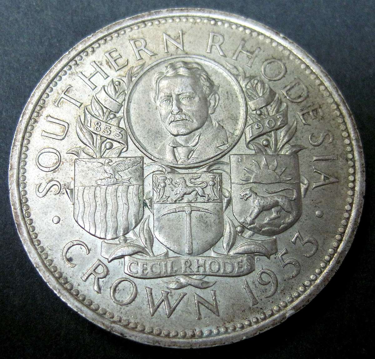 *R1 Auction* 1953 Southern Rhodesian Crown