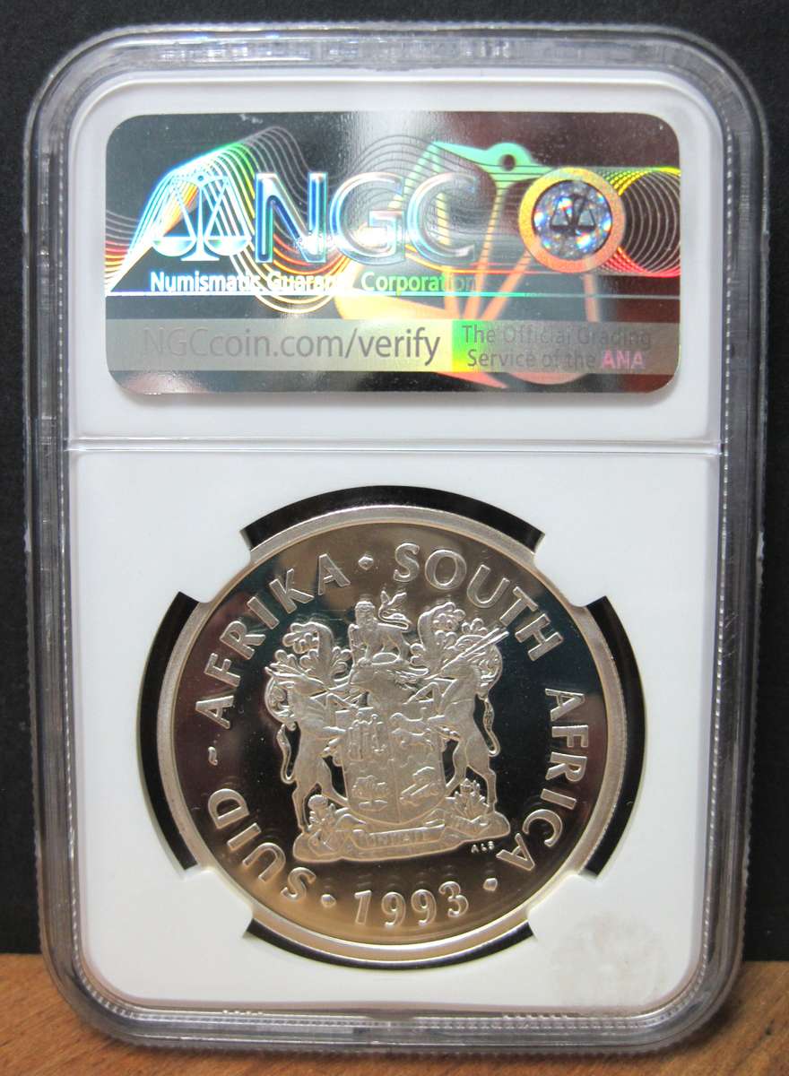 RSA 2 Rand 1993 - Peace - NGC PF69 Ultra Cameo