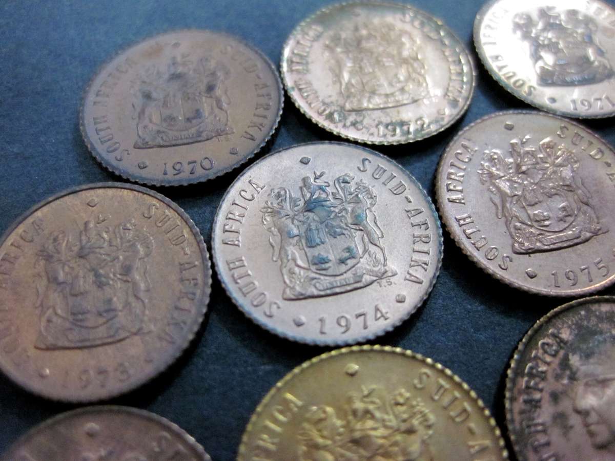 RSA - Full Set of 1/2 Cent coins - 1970 till 1983