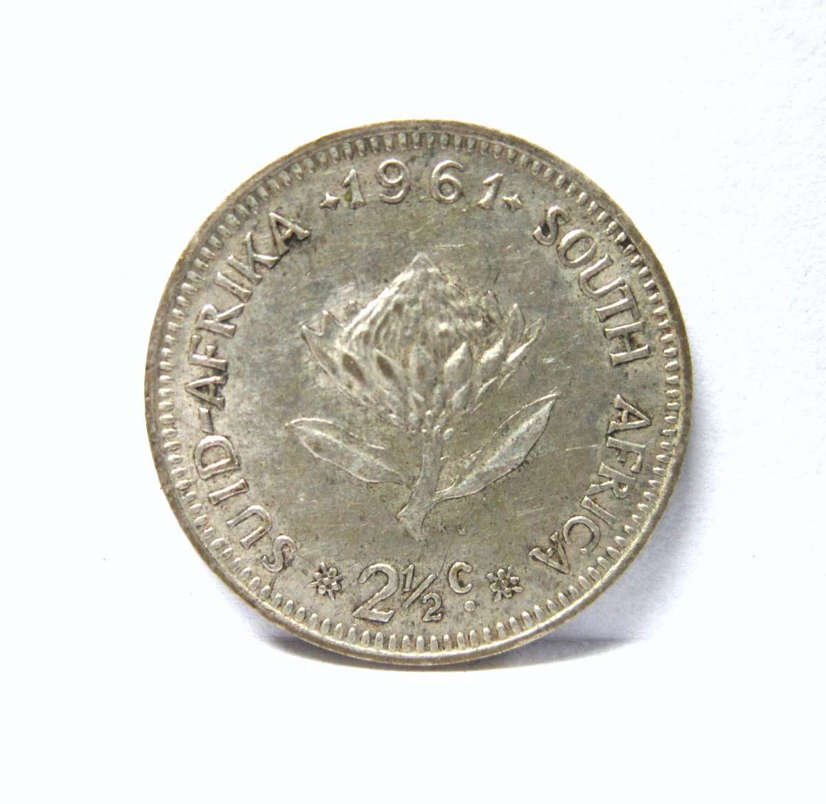 RSA 2,5 Cents 1961 - Circulated  Condition