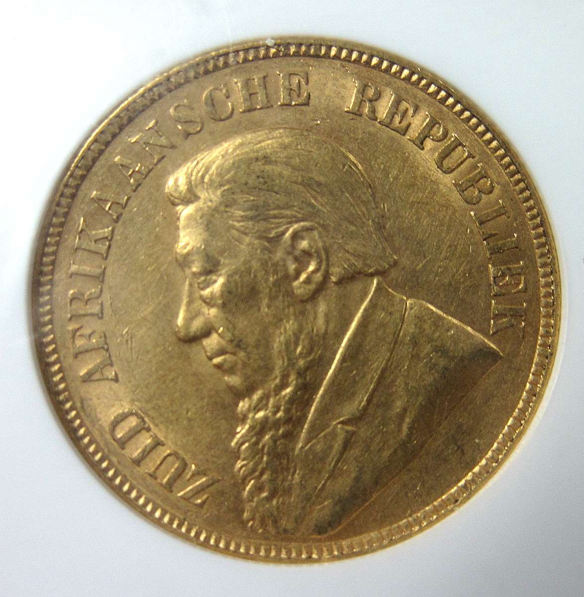 ZAR 1 Pond 1898 - NGC MS63