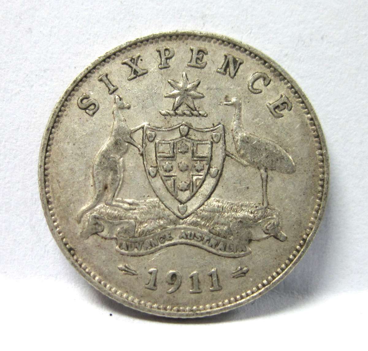 Australia 6 Pence 1911
