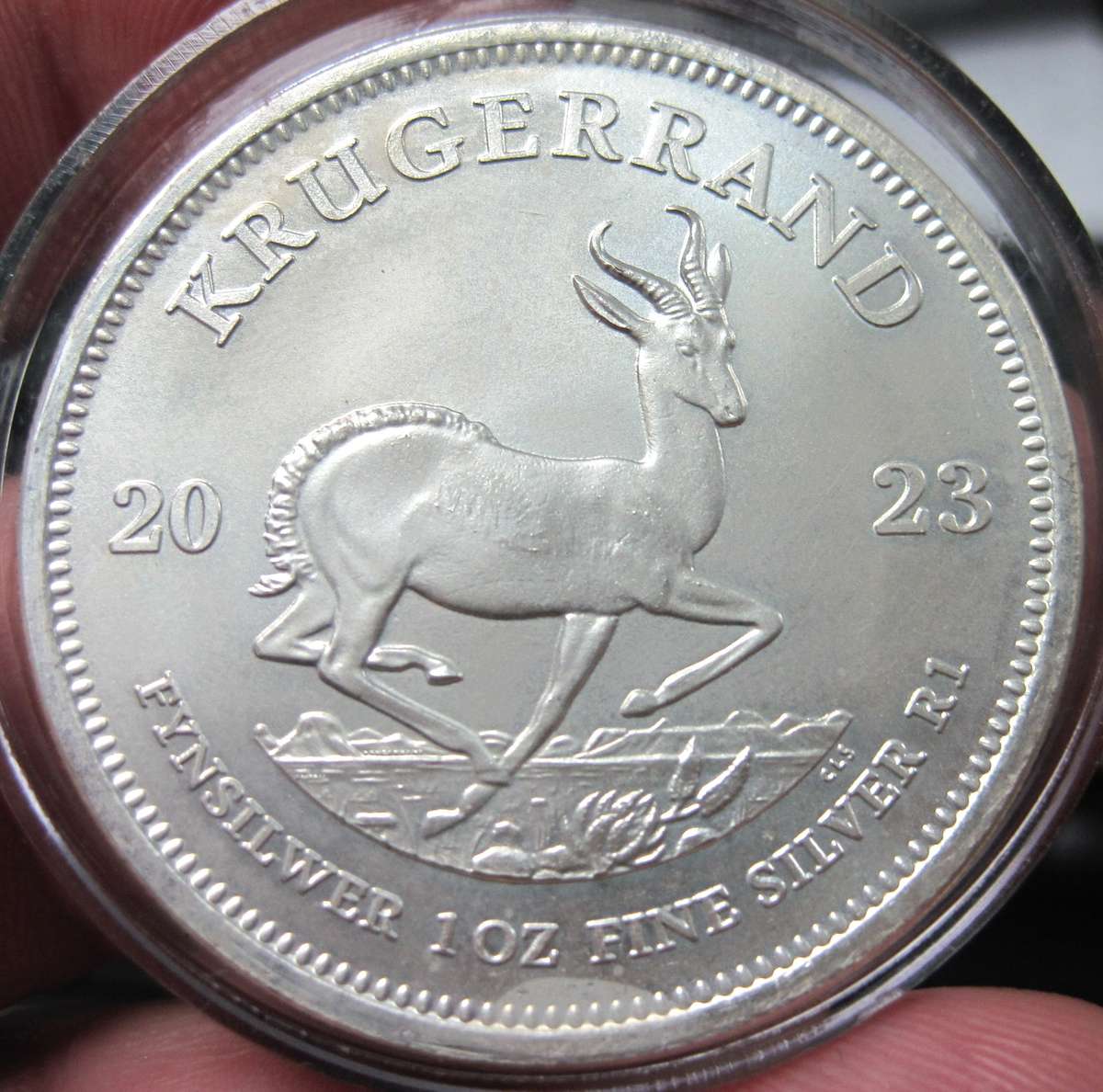*R1 Auction* 2023 1oz Silver Kruger coin