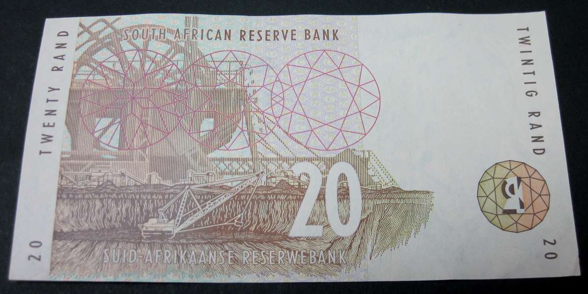 RSA 20 Rand early 2000's (Mboweni 1st issue) - VF to EF condition - more then one available