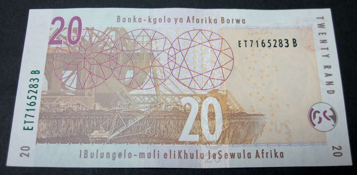 RSA 20 Rand late 2000's (Mboweni 2nd issue) - VF to EF condition - more then one available