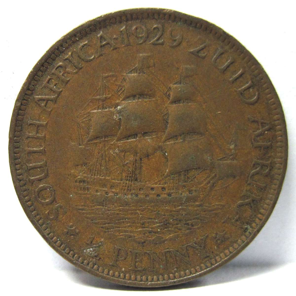 Union 1/2 Penny 1929