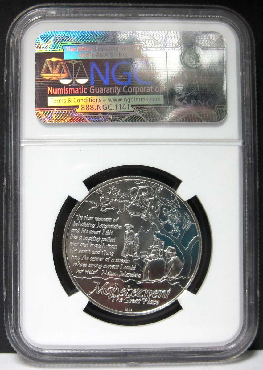 RSA 1 Rand 2013 - Mandela - NGC MS69