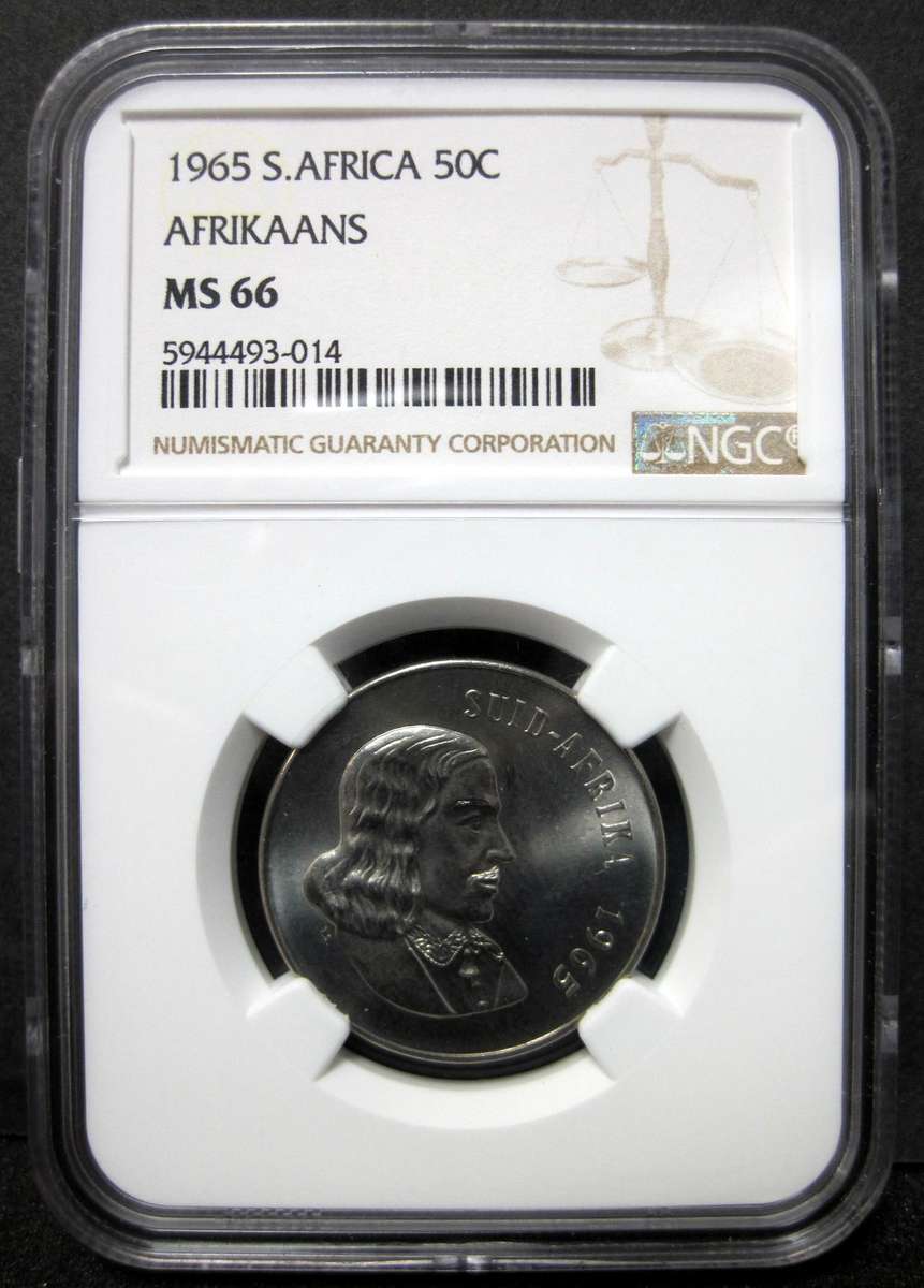 1965 RSA 50 Cents - NGC MS66