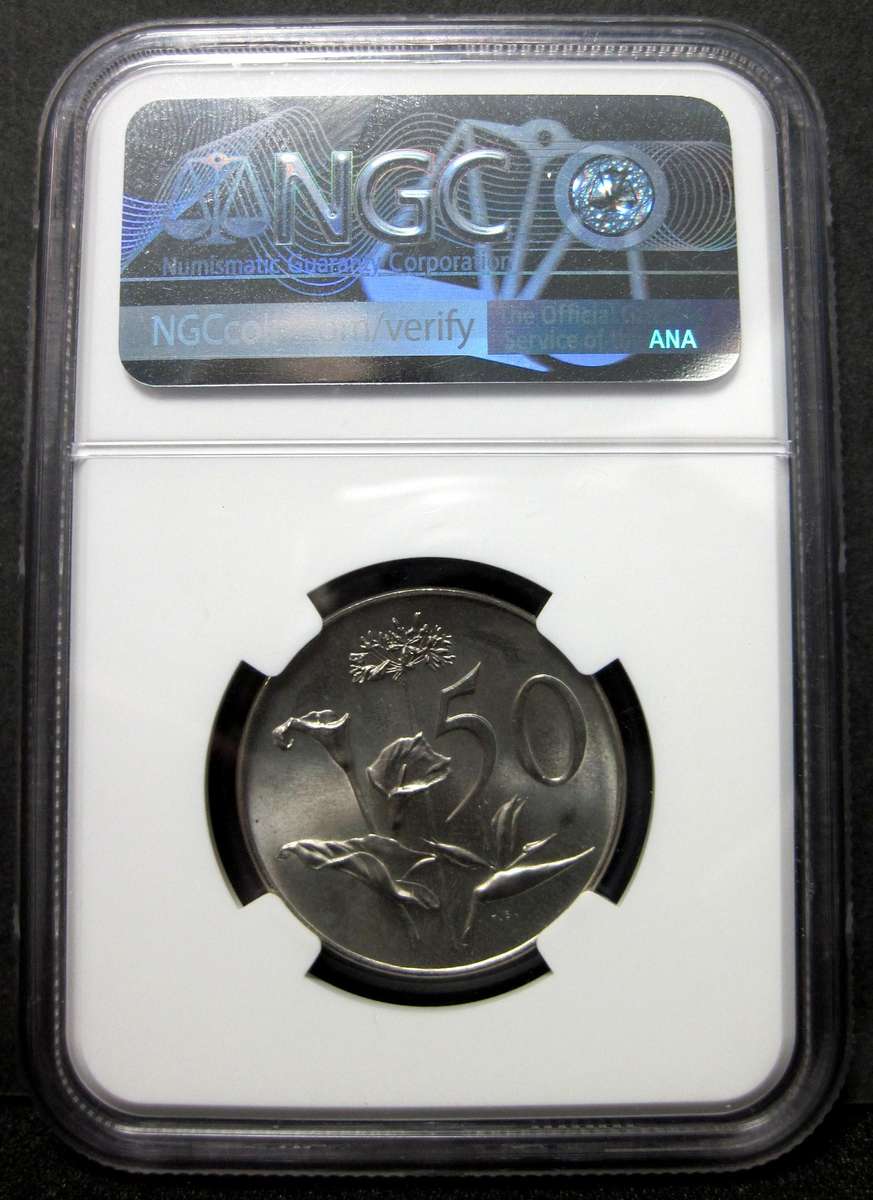 1965 RSA 50 Cents - NGC MS66
