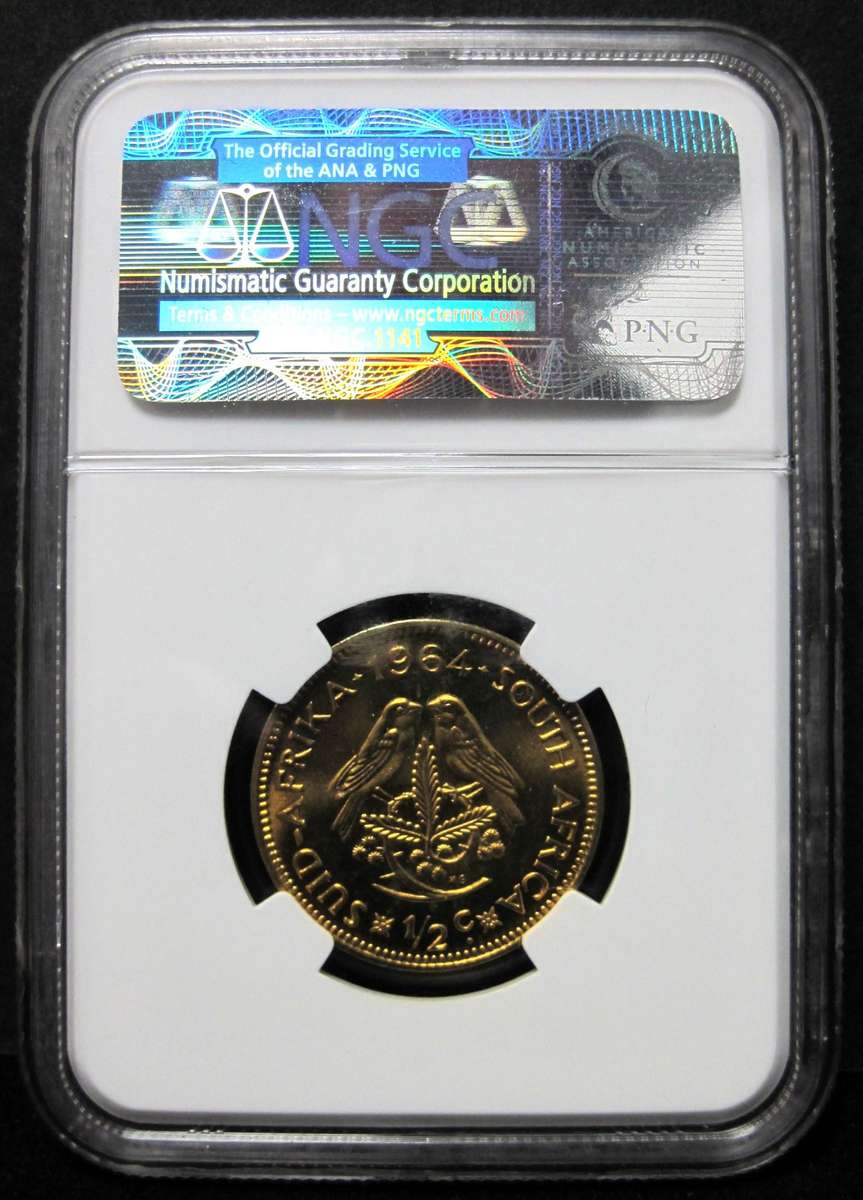 RSA 1/2 Cent 1964 - NGC PF65