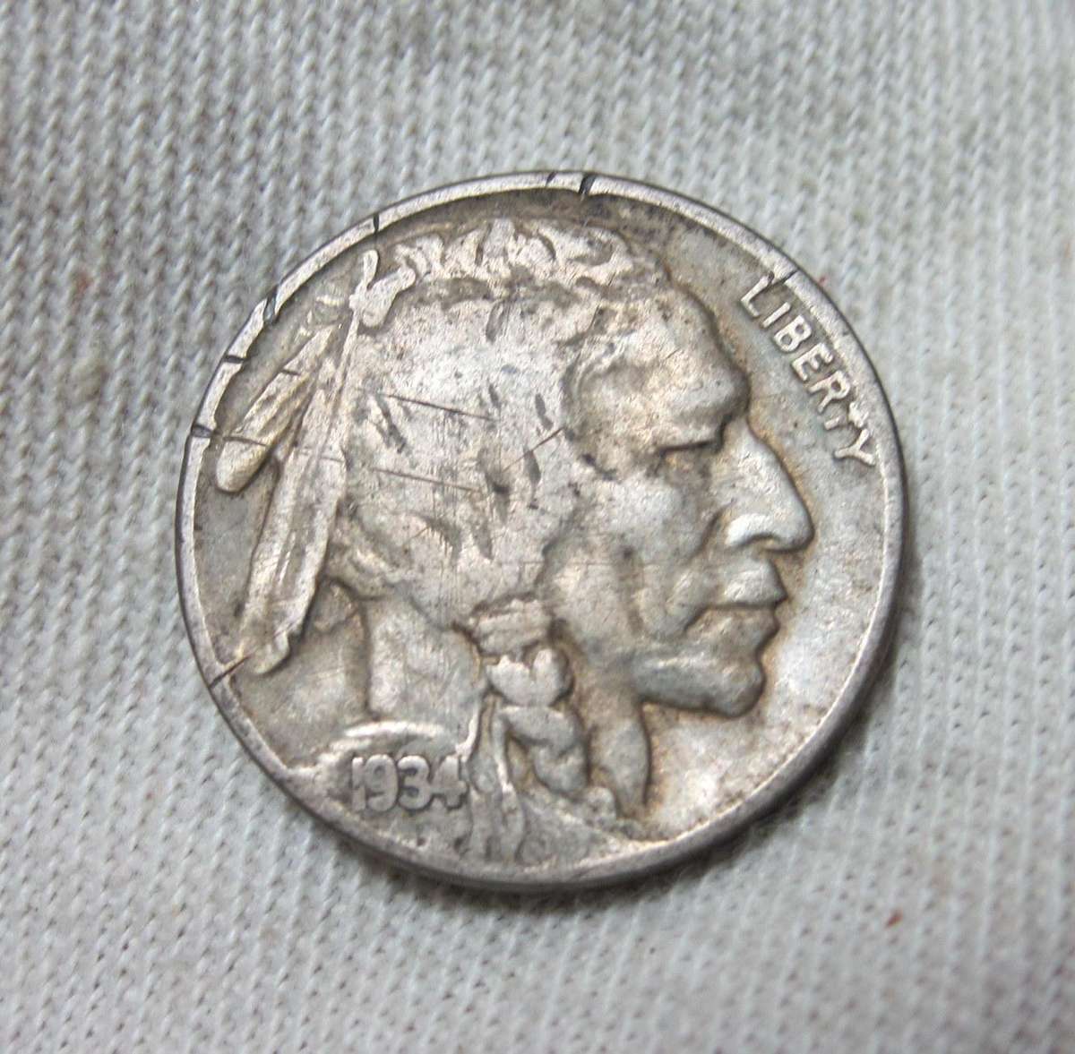 USA 5 Cents 1934 - Buffalo Nickel