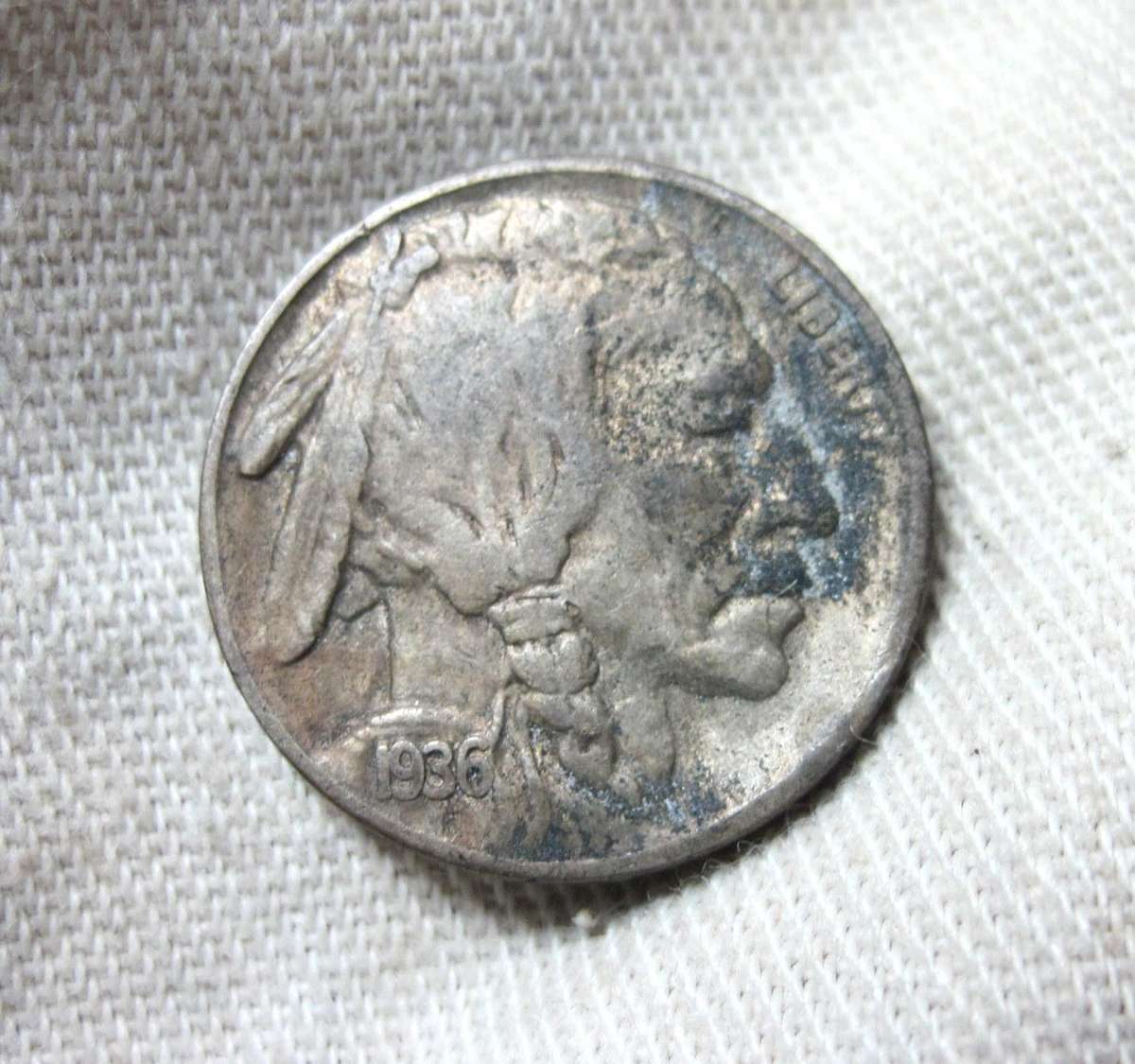 USA 5 Cents 1936S - Buffalo Nickel