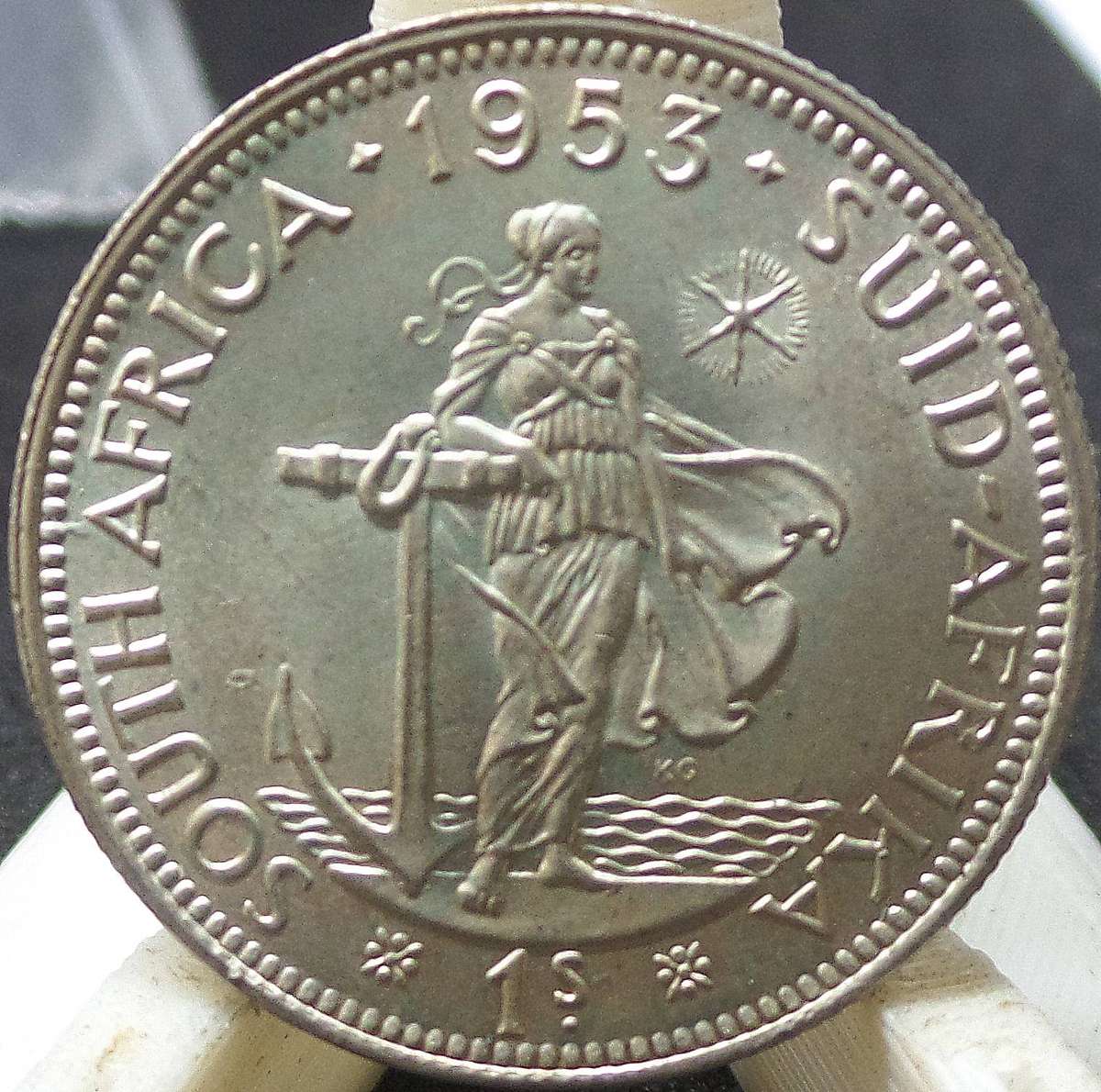 SA Union 1 Shilling 1953 - UNC condition