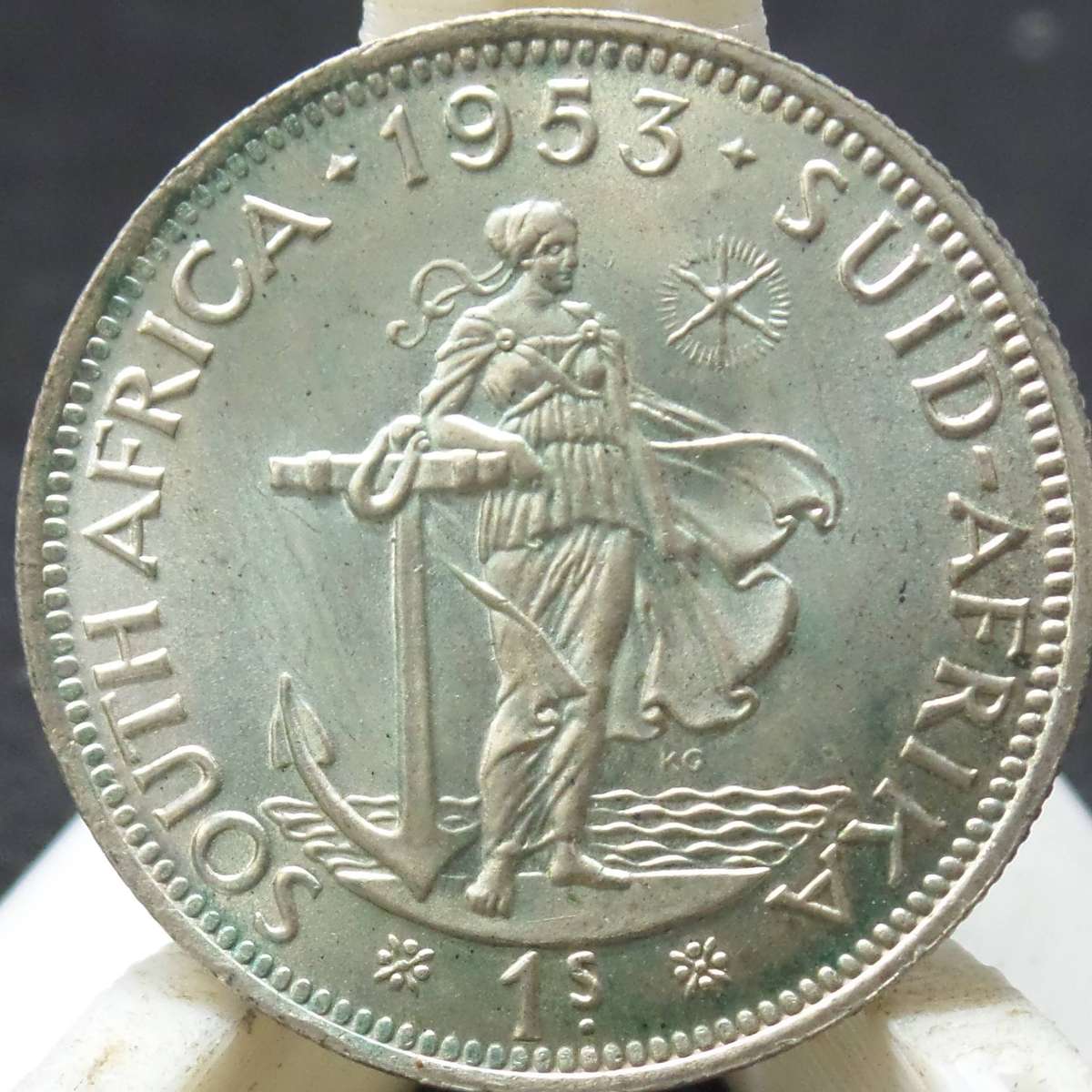 SA Union 1 Shilling 1953 - UNC condition