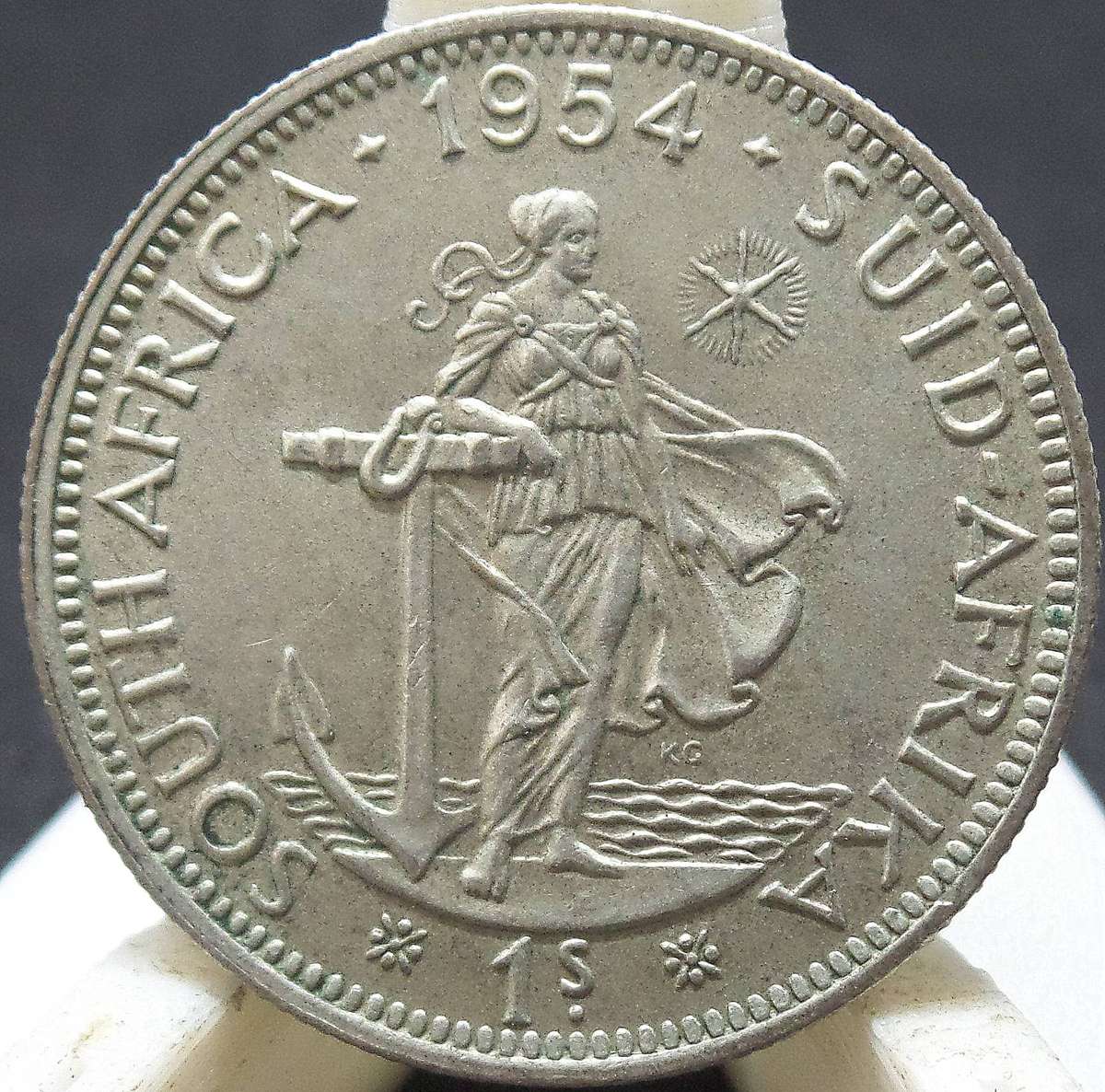 SA Union 1 Shilling 1954 - Excellent condition