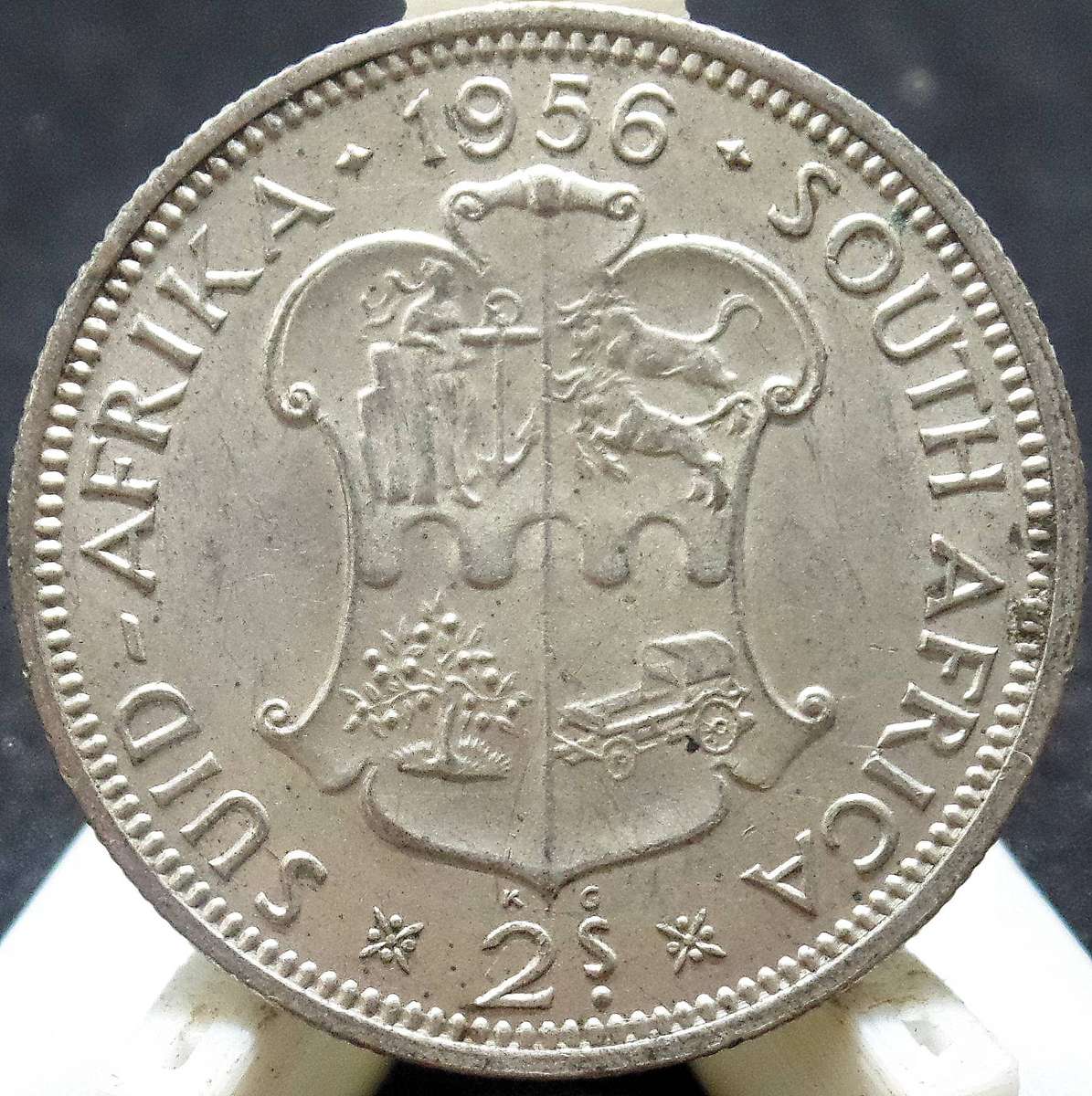 SA Union 2 Shillings 1956