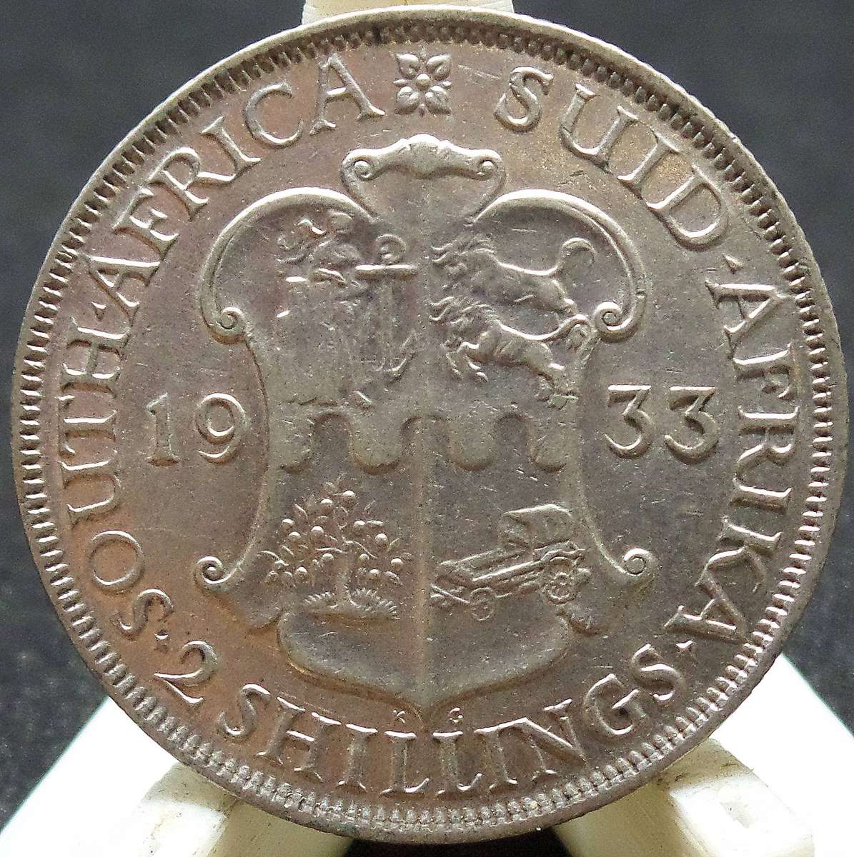 SA Union 2 Shillings 1933 - Excellent condition