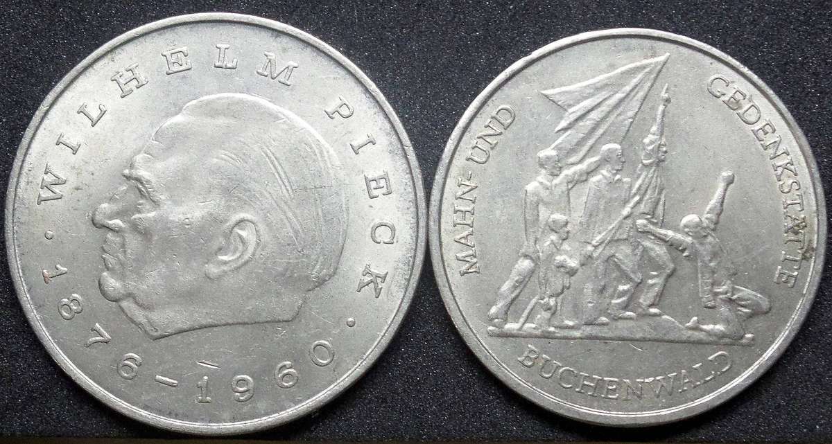 East Germany 10 & 20 Mark 1972