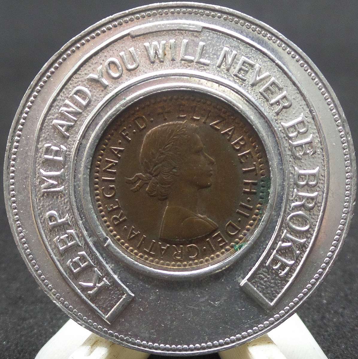 *R1 Auction* Lucky Farthing advertising token - Chelsea Hotel, Jersey