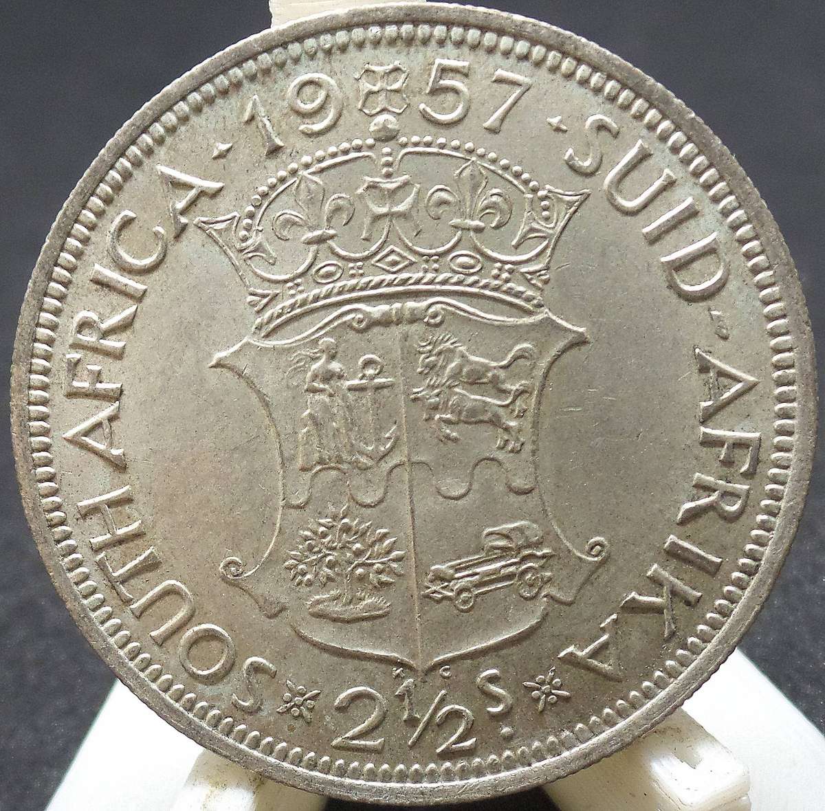 SA Union 2,5 Shillings 1957 - Nice condition
