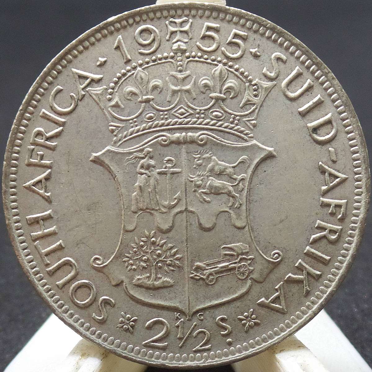 SA Union 2,5 Shillings 1955 - Nice condition