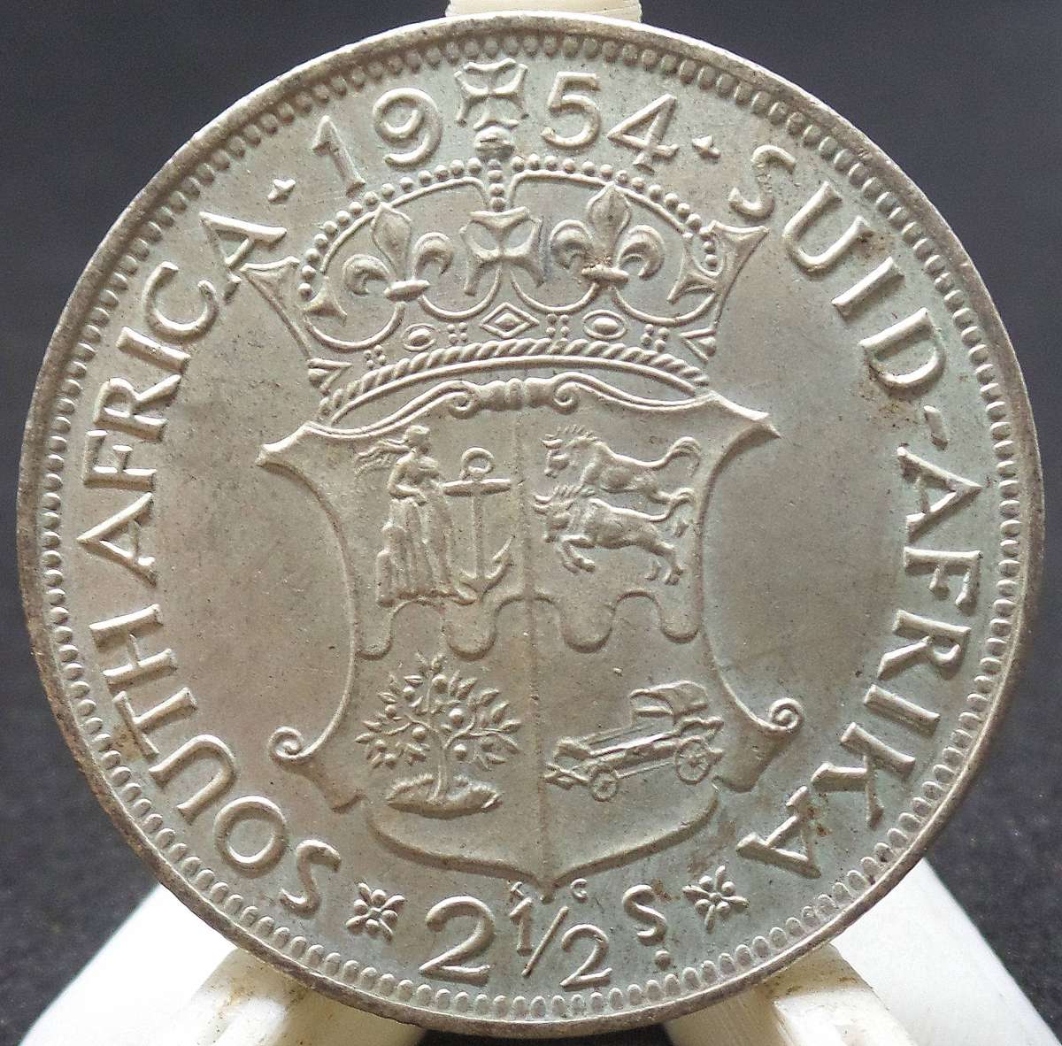 SA Union 2,5 Shillings 1954 - Nice condition