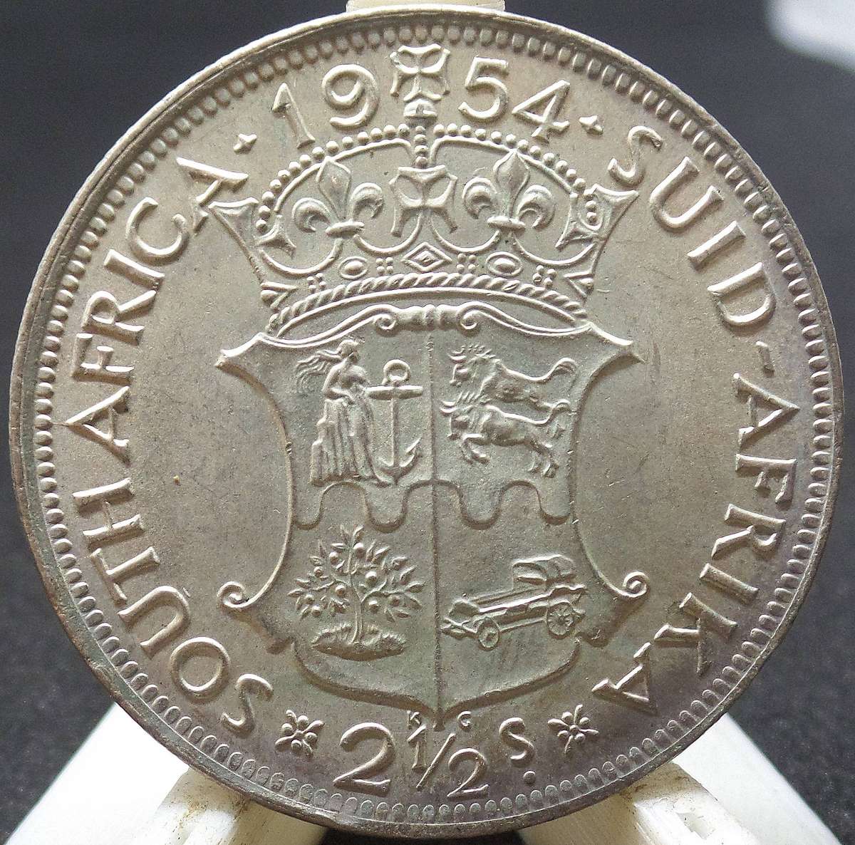 SA Union 2,5 Shillings 1954 - UNC condition