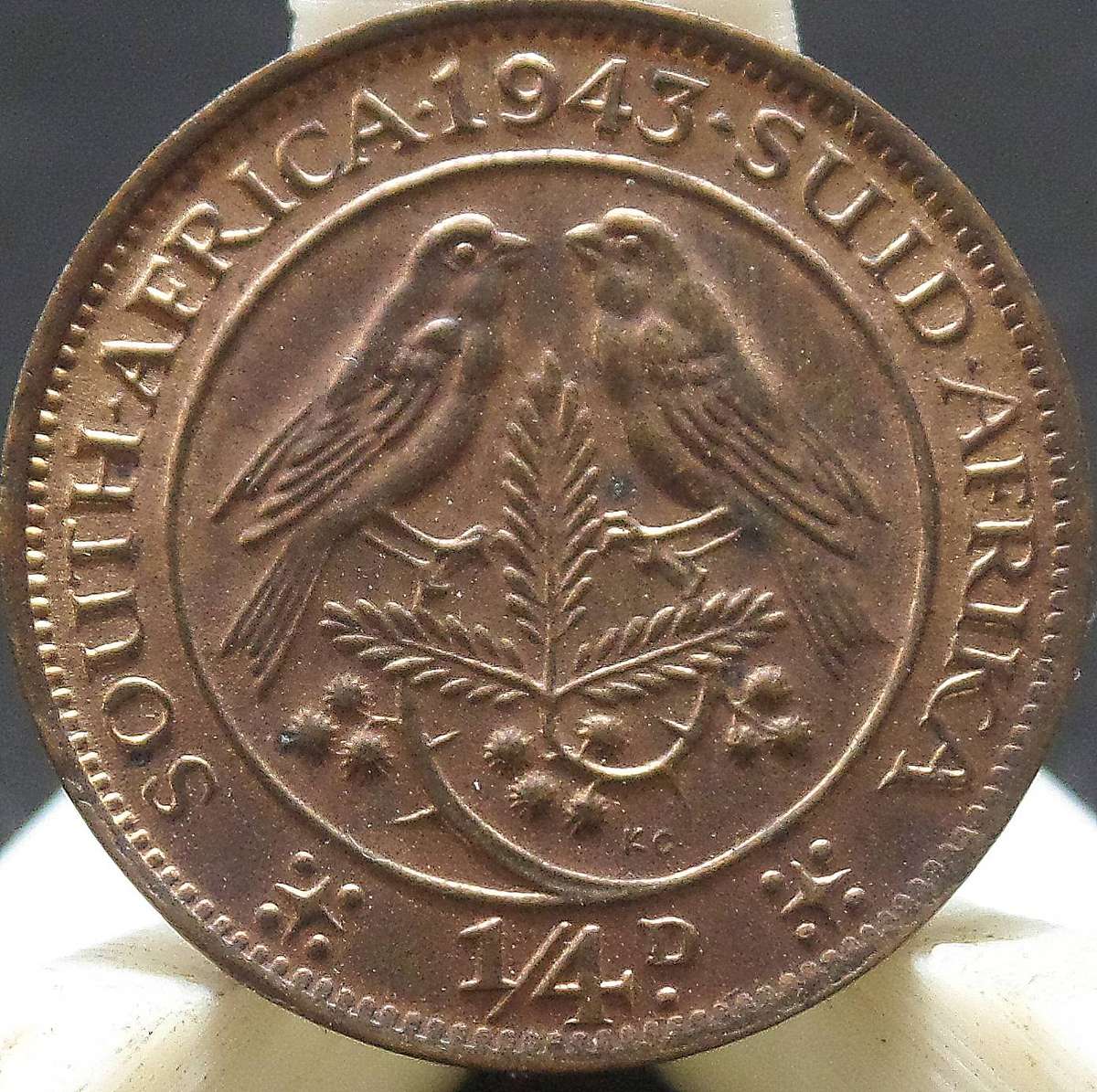 SA Union 1/4 Penny 1943