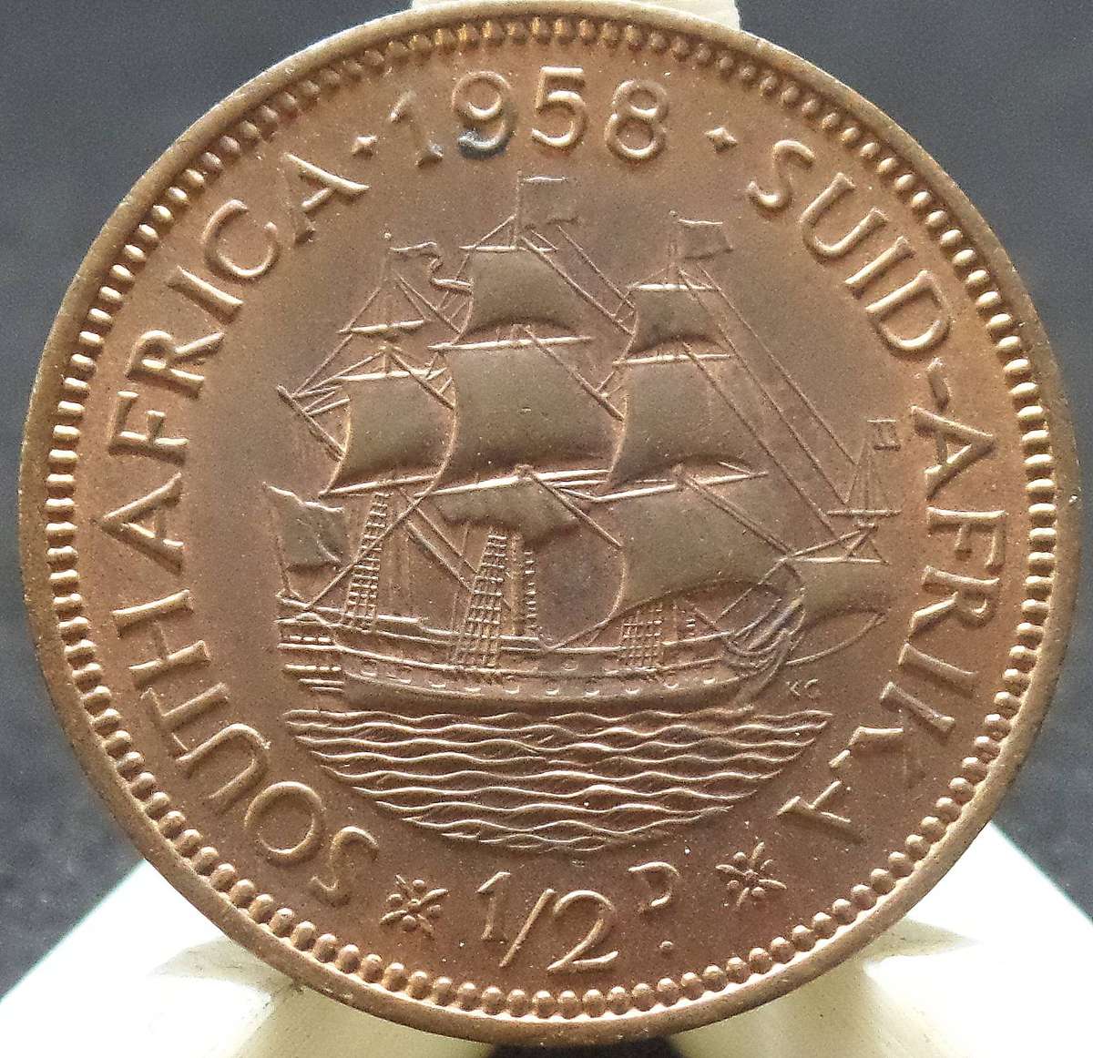 SA Union 1/2 Penny 1958