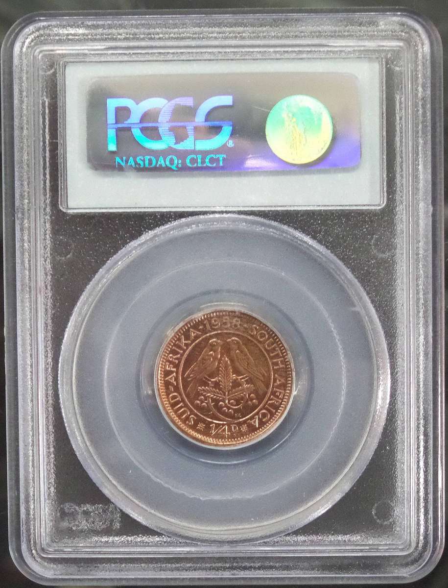 SA Union 1/4 Penny 1958 - PCGS PR65 RD