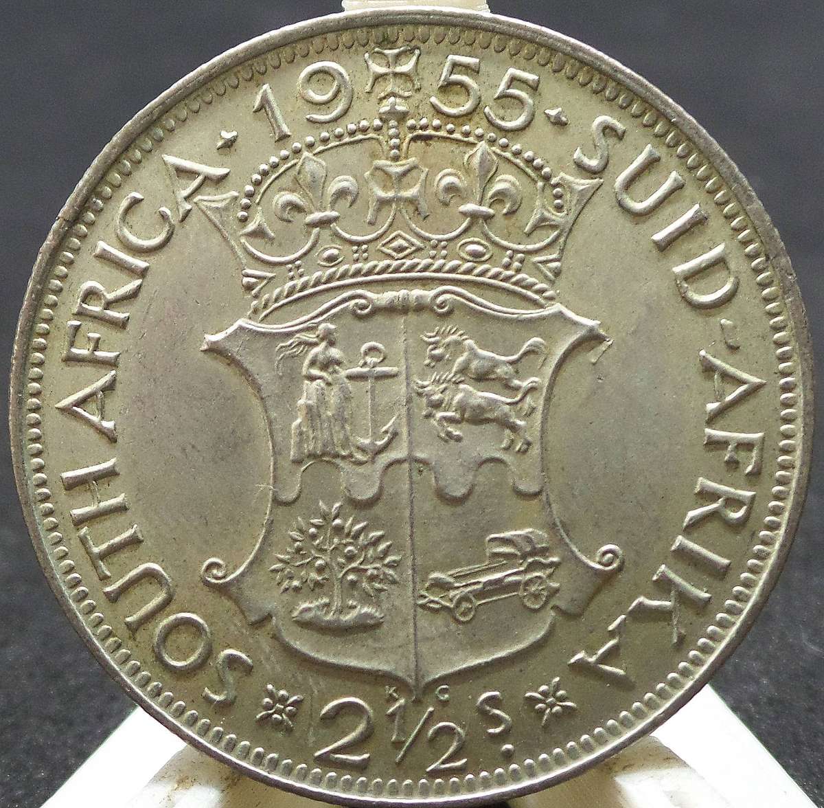 SA Union 2.5 Shillings 1955