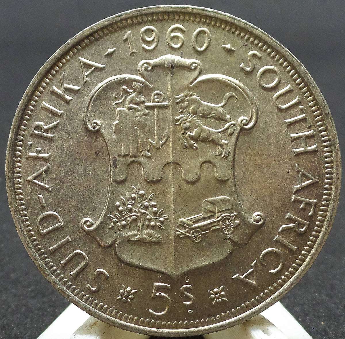 SA Union 5 Shillings 1960 - UNC condition
