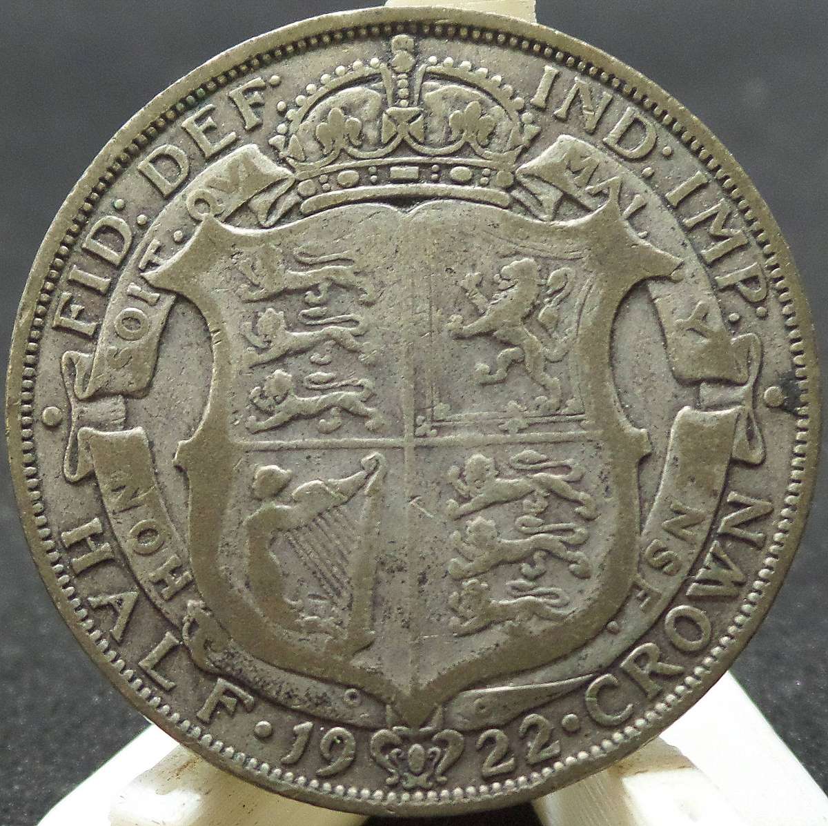 UK 2'6 Half Crown 1922