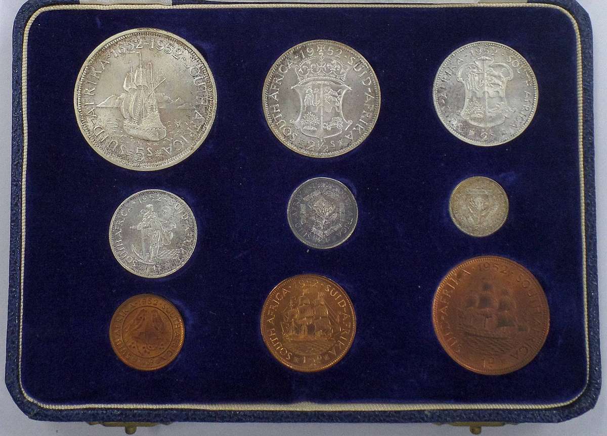 SA Union - 1952 Short Proof set